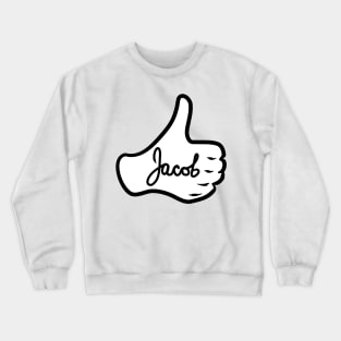 Men name Jacob Crewneck Sweatshirt